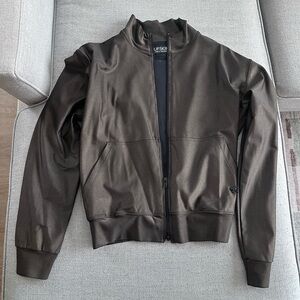 Rufskin Copper Brown Sparkly Windbreaker Bomber Jacket